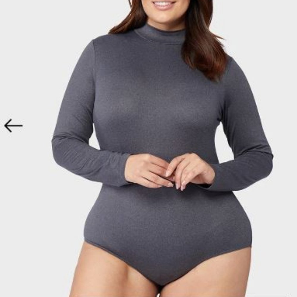 New 32 Degrees Long Sleeve Bodysuit top Size Large L $15